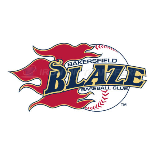 Bakersfield Blaze Iron-on Stickers (Heat Transfers)NO.7650